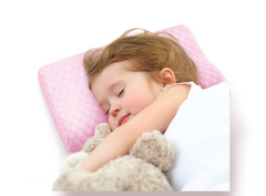 HLW181PIK - Gối Memory Foam dành cho trẻ em, 35*24*6/5 cm, 349g - Màu hồng