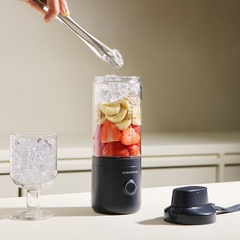 JRK-BLP101OM - Máy xay sinh tố cầm tay Jenniferoom Portable blender DC 7.4 V, 75 W, 2000 mAh x 2, 470 ml - Màu be
