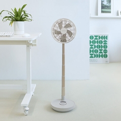 JRL-FF085COM - Quạt sạc điện gấp gọn Jenniferoom Foldable fan 5V, 2A, 8W, 8000mAh - Màu be