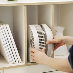 JRL-FF085COM - Quạt sạc điện gấp gọn Jenniferoom Foldable fan 5V, 2A, 8W, 8000mAh - Màu be