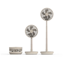 JRL-FF085COM - Quạt sạc điện gấp gọn Jenniferoom Foldable fan 5V, 2A, 8W, 8000mAh - Màu be
