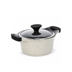 LCA6244D-Nồi Lock&Lock Stone 2 tay cầm 24cm (Có thể sử dụng bếp từ)