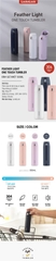 LHC3257NVY - Bình giữ nhiệt LocknLock Featherlight One-touch Tumbler 500ml - Màu xanh navy