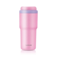 LHC3292PIK - Bình giữ nhiệt LocknLock Daily Macaron Tumbler 480ml - Màu hồng