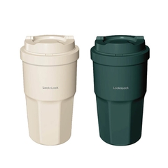 LHC3329BEG - Bình giữ nhiệt LocknLock Vacuum coffee tumbler 460ml - Màu beige