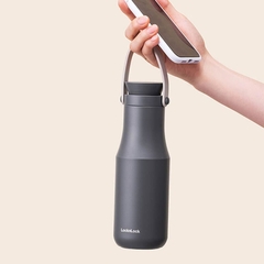 LHC4202GRY- Bình giữ nhiệt Lock&Lock Metro Double 470ml - Màu xám