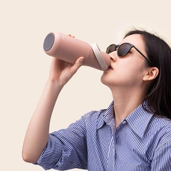 LHC4202PIK - Bình giữ nhiệt Lock&Lock Metro Double 470ml - Màu hồng