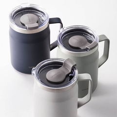 LHC4219WHT - Ca nước giữ nhiệt LocknLock Metro Mug 475ml - Màu trắng