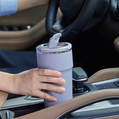 LHC4419GRP - Bình giữ nhiệt LocknLock Metro cafe top handle 900ml - Màu tím