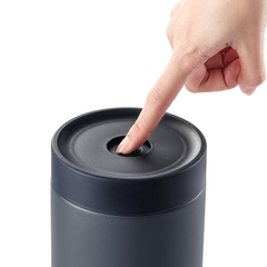 LHC8052S01 - Bộ hộp cơm giữ nhiệt LocknLock Pump Vacuum Lunch box (300ml*2, 500ml*1, bộ đũa và thìa, túi) - Màu xanh navy