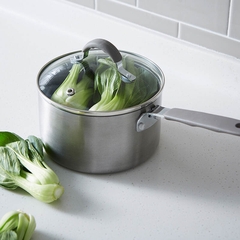 LHD1141 - Nồi sâu lòng Lock&Lock Handycook có tay cầm và nắp đậy 14cm - Màu xám