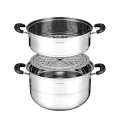 LLH1282 - Nồi hấp 2 tầng bằng Innox Lock&Lock 28cm