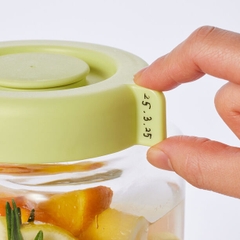 LNG556YGRN - Hũ đựng thực phẩm bằng thủy tinh LocknLock Daily  Breathing - 1L - Màu xanh lá cây