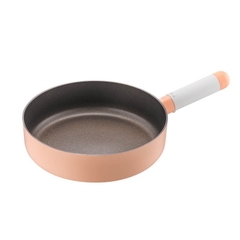 LOP1225IH - Chảo sâu lòng LocknLock Rolling Pop IH 22cm 1 tay cầm - Màu hồng nhạt