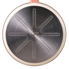 CAF2455IH - Chảo chống dính Suit Bric LocknLock, bằng nhôm, 24 cm - màu ngà