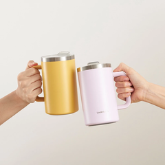 LHC4320VOL - Ca nước giữ nhiệt LocknLock Flat Table Mug 730ml - Màu tím