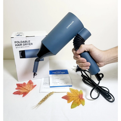 ENA166BLU Máy sấy tóc Locknlock Foldable hair dryer 220-240V, 50/60Hz, 1600W - Màu lam