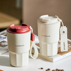 LHC4340RED - Bình giữ nhiệt LocknLock Vacuum coffee 450ml - Màu đỏ
