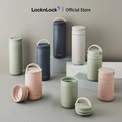 LHC4272PIK - Bình giữ nhiệt bằng thép không gỉ LocknLock Metro Two Way 237ML- Màu hồng