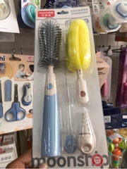 cọ rửa bình sữa moonship 6in1 đa năng cước mút