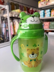 bình nước ống hút tay cầm rabbit 360ml