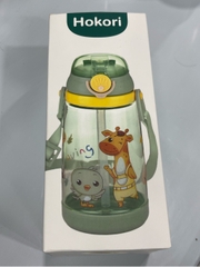 bình nước ống hút dây đeo hokori 450ml