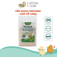Yến Mạch Hữu Cơ Úc Cán Dẹt Faminuts Túi 400g