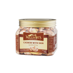 Hạt Điều Vỏ Lụa Rang Muối Millinuts Hũ 190g