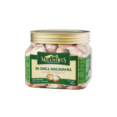 Hạt Macca Nguyên Vỏ Millinuts Hũ 235g