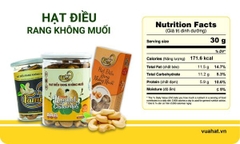 Hạt Điều Rang Vị Tự Nhiên Faminuts Hũ 300g