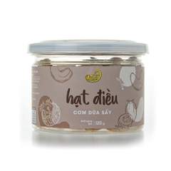 Hạt Điều Vị Cơm Dừa Sấy Faminuts Hũ 120g