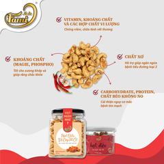 Hạt Điều Vị Cay Tỏi Ớt Faminuts Hũ 120g