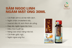 Sâm Ngọc Linh Ngâm Mật Ong Trimico Lọ 30ml