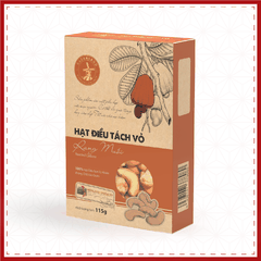 Hạt Điều Tách Vỏ Rang Muối Bazanland Hộp Giấy 105g
