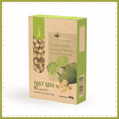 Hạt Sen Sấy Vị Wasabi Bazanland Hộp Giấy 50g