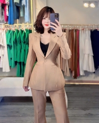 Set Nâu vai nhọn