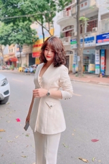 Set Cổ V túi chéo