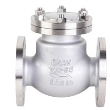 Van 1 Chiều Lá Lật Mặt Bích Inox JIS 10K