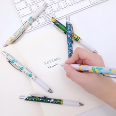 Bút gel Pentel energel Kawaii BLN75KW/ viết bi Needle Tip ngòi 0.5mm mực xanh