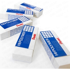 Tẩy bút chì Pentel, cục gôm tẩy chì siêu sạch màu trắng/ đen các size- CHÍNH HÃNG