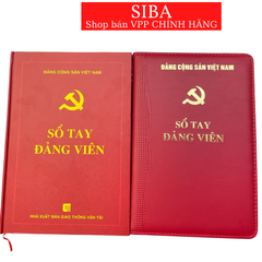 Sổ tay đảng viên bìa cứng 200 trang kích thước sổ 17*24cm