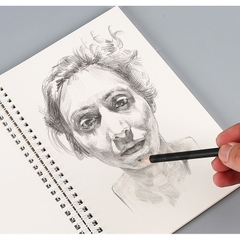 Sổ sketchbook loại dày định lượng 160gsm, sổ vẽ chì TAKEYO 50 tờ khổ giấy A4/ A5
