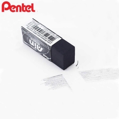 Tẩy bút chì Pentel, cục gôm tẩy chì siêu sạch màu trắng/ đen các size- CHÍNH HÃNG