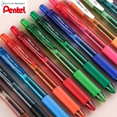 Bút gel Pentel energel size ngòi 0.5mm/ 0.7mm, bút viết calligraphy 12 màu mực