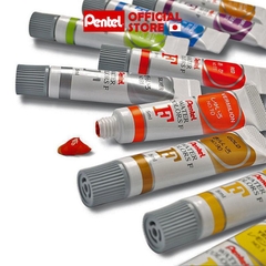 Màu nước Pentel, bộ màu nước water color 12/ 18/ 24 màu tuýp kẽm 5ml WFRS