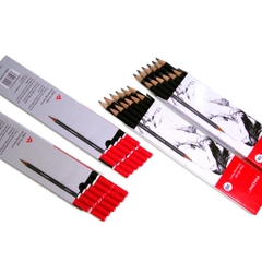 Bút chì gỗ, viết chì phác thảo Stacom PC101 độ chì HB/ 2B/ 3B/ 4B/ 5B/ 6B