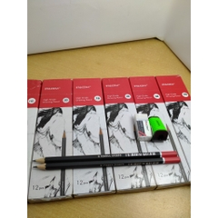 Bút chì gỗ, viết chì phác thảo Stacom PC101 độ chì HB/ 2B/ 3B/ 4B/ 5B/ 6B