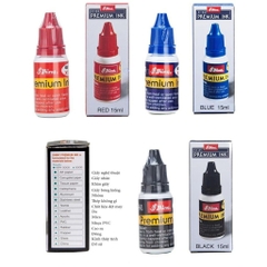 Mực đóng dấu màu xanh/ đỏ/ đen, mực in con dấu Shinny S62 mực thường