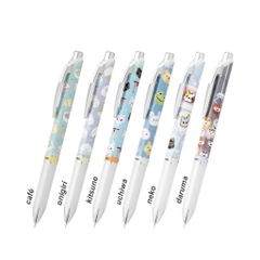 Bút gel Pentel energel Kawaii BLN75KW/ viết bi Needle Tip ngòi 0.5mm mực xanh