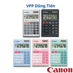 Máy tính mini hiển thị 8 số, máy tính cơ bản Canon LS-88 các màu sắc- CHÍNH HÃNG